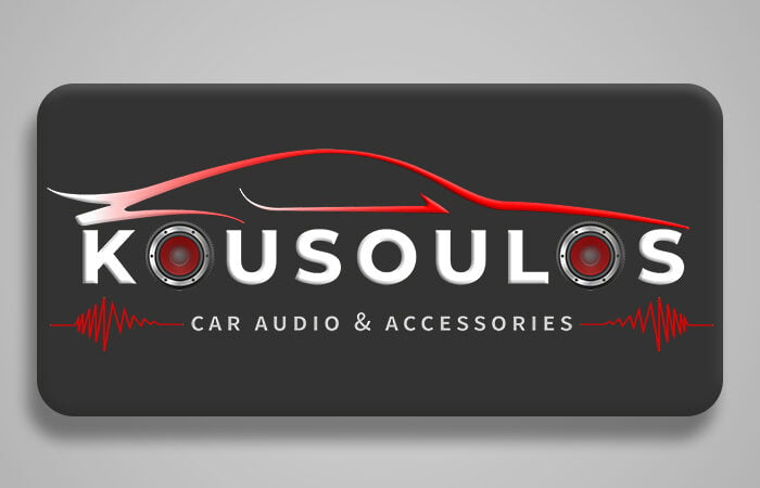 kousoulos car audio logo design
