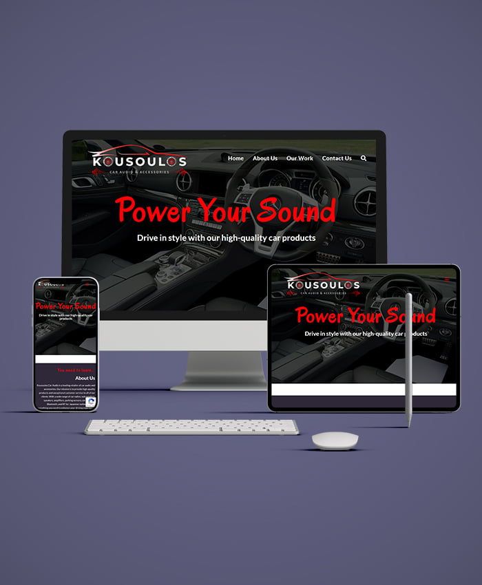 Read more about the article Kousoulos Car Audio & Accessories - Web Design