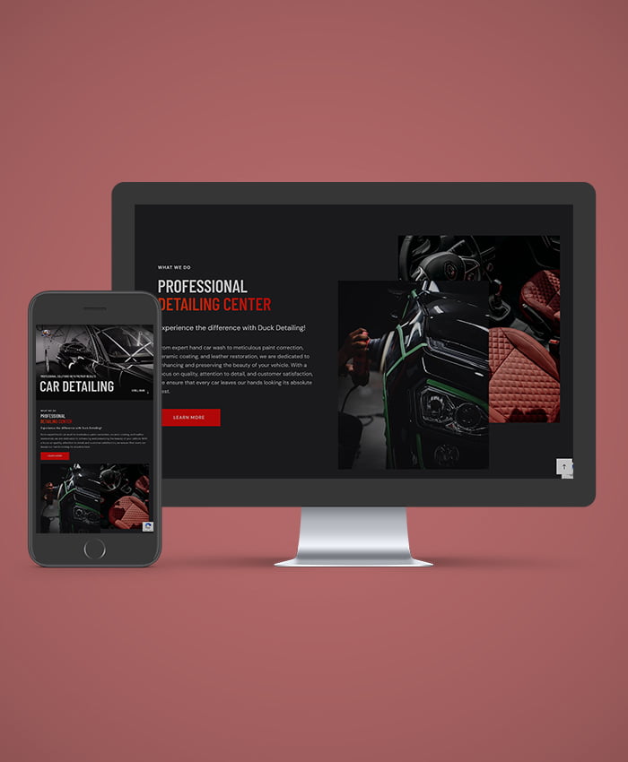 Duck Detailing - Website Design