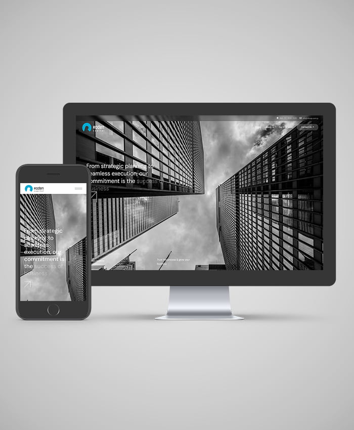 Roden Capital Investments - Website Design